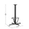Flash Furniture Beverly 23.5'' x 29.5'' Restaurant Table X-Base with 3'' Dia. Bar Height Column and Foot Ring XU-T2230-BAR-3CFR-GG - alternate 6