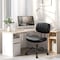 Yssoa HealSmart Small Office Desk Chair with Wheels, Armless Desk Chair with Lumbar Support, PU Leather L 3A88FNCHAIRDESKBLK01 - alternate 1