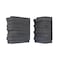 Durakwik Stone Siding Corner, 13 in L, 10 in W, 4 in Thick, Interlocking Edge, Slatestones Contemp Profile, 4PK 301CMC - alternate 1