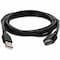 Add-On Addon 5 Pack Of 1.82M (6.00Ft) Usb 2.0 (A) Male To Female Black, PK5 USBEXTAA6-5PK - alternate 8