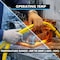 Kable Kontrol Convoluted Split Wire Loom Tubing - 1/2" Inside Diameter - 1100' Length - Yellow WL903BSP-YELLOW - alternate 5