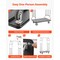 Vevor Hotel Luggage Cart 800 LBS Brushed Stainless Steel Finish Bellman's Cart X-126 - alternate 8