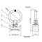 Mytee Products 6 Foot L-Track Aluminum (8) and L-Track Stud with Stainless Steel Ring (32), 8PK LTK6x8-LTKSx32 - alternate 8