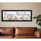 Homeroots Happy Holiday Black Framed Print Wall Art 529703 - alternate 3