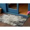 Homeroots 3' X 5' Black Ivory And Beige Abstract Washable Indoor Outdoor Area Rug 612304 - alternate 1