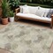 Homeroots 8' X 10' Beige Green And Ivory Polka Dot Washable Indoor Outdoor Area Rug 594211 - alternate 1
