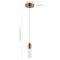 Jonathan Y Bolha 4.75" 1-Light Bubble Acrylic/Iron Modern Minimalist Integrated LED Pendant, Brass Gold JYL7221B - alternate 10