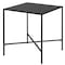 Homeroots 22" Black Steel Square End Table 543818 - alternate 8
