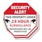 Signmission Security Alert This Property Under, 18 inch X 18 inch, Vinyl Decal, 2PK OC-D-2PACK-18-184 - alternate 1