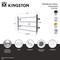 Kingston Brass 24" x 16" Stainless Steel Wall Mount 4-Tier Towel Rack, Matte Black DTM241640 - alternate 2