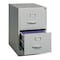 Hirsh 18" W 2 Drawer Vertical File Cabinet, Light Gray, Legal 14414 - alternate 5