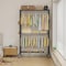 Simple Deluxe Rolling Clothes Rack, Heavy Duty Clothing Rack, 3-Shelf Portable Garment Rack with Wheels, Double A 3A88HKRACKCLOTH431780B - alternate 6
