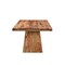 Homeroots 75" Brown Wood Pedestal Base Dining Table 565234 - alternate 10