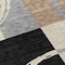 Homeroots 8' Pewter Gray And Black Round Geometric Washable Indoor Outdoor Area Rug 612589 - alternate 7
