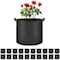 Ipower Simple Deluxe Breathable Plant Pots 3 Gallon, 300g Nonwoven Fabric w/ Air-Pruning Roots, Black, 20PK GLGROWBAG3X5BLKV5X4 - alternate 1