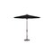 Treasure Garden 9 ft Patio Umbella, aluminum, fiberglass ribs, outdoor, Black UM840-00 5408 Black - alternate 1