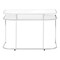 Homeroots 47" White and Silver Wood and Metal Sled Computer Desk 489915 - alternate 9