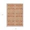 Homeroots 3' X 5' Copper And Ivory Southwestern Washable Indoor Outdoor Area Rug 593660 - alternate 9