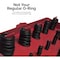 Neiko Rubber O-Ring Assortment Kit, Buna-N Gasket Sealing Replacement O-Rings, 32 Metric Sizes, 419-Piece 50444A - alternate 6
