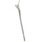 Nahanco 17in High Gloss White Wooden SlimLine Shirt/Dress Hanger w/ Gold Hook, 50PK SL7051750GH - alternate 5