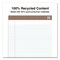 Tru Red Recycled Notepads, Narrow Rule, (50) White 8.5 x 11 Sheets, 12PK TR59938/TR58187 - alternate 8