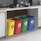Acrimet Wastebasket Bin, 6.75 Gallon/ 27 Quart/ 24 Liter (Plastic) (Green and Blue), 2PK 574 - alternate 8