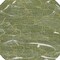 Homeroots 8' Olive Green Gold And Ivory Round Abstract Washable Indoor Outdoor Area Rug 601076 - alternate 9
