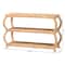 Bali & Pari Dalida Bohemian Natural Rattan 3-Tier Console Table 255-14110-ZORO - alternate 8