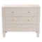 Baxton Studio Leyna Modern Beige Faux Shagreen 3-Drawer Storage Cabinet 251-13970-ZORO - alternate 10