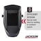 Jackson Safety Fixed Shade Welding Helmet, Series HSL 100, Viewing Area 4.5 in x 5.25 in, Black 14975 - alternate 4