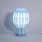 Jonathan Y Flower 13" Tropical Coastal Plant-Based PLA 3D Printed Dimmable LED Table Lamp, Blue/White USA1005A - alternate 8