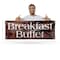 Signmission Breakfast Buffet, 18 Inch x 48 Inch, Vinyl Banner B-30496 - alternate 5