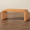 Bali & Pari Guevara Bohemian Light Honey Fluted Rattan Coffee Table 255-14130-ZORO - alternate 8