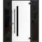 Vdomdoors Steel Door Dekton 0163 Ardesia Nero 2 Side Exterior Windows Sidelites/ Entry Door Painted W16+36+16 DEKTON0163EXD-ARD-W16+36+16xH80-LH-I - alternate 5