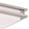 Vaxcel Horizon 12-in W LED Satin Nickel Flush Mount Ceiling Light Fixture White Shade C0152 - alternate 8