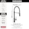 Delta Trinsic Single-Handle Pull-Down Spring Kitchen Faucet 9659-KS-DST - alternate 7