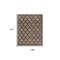 Homeroots 9' X 12' Dark Brown And Light Brown Trellis Indoor Outdoor Area Rug 551365 - alternate 8