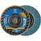 Pferd 4-1/2'' x 7/8'' A.H. POLIFAN Flap Disc - Z PSF TRIM STEELOX, Zirconia, 40 Grit, Flat 68098 - alternate 1