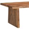 Homeroots 74" Brown Wood Double Pedestal Base Live Edge Dining Table 565236 - alternate 9