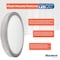 Bulbrite 7" Round 10.3-W 3000K LED Flush Mount Light, 1150 Lumens, Nickel Finish 773606 - alternate 11
