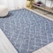 Jonathan Y Madaba Moroccan Trellis Navy/Light Gray 3 ft. x 5 ft. Indoor/Outdoor Area Rug SMB114B-3 - alternate 8