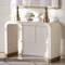 Bali & Pari Carlyn Coastal Beige and White Mother of Pearl Capiz Shell Console Table 252-13988-ZORO - alternate 9