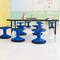 Flash Furniture Lucas Fixed Height Kids Flexible Active Stool w/Non-Skid Bottom in Blue, 12in. Seat Height BFT-9001F-12-BL-GG - alternate 9