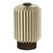 Jonathan Y Banks 8.5" Modern Minimalist Paper Pleated Column Accent LED Table Lamp, Natural JYL9102B - alternate 1