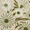 Homeroots 4' X 6' Ivory And Green Floral Indoor Outdoor Area Rug 548150 - alternate 9