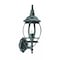 Homeroots Matte Black Ornamental Glass Globe Wall Light 398572 - alternate 5