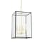 Hudson Valley Lighting Mark D. Sikes X Chaselton 4 Light Lantern 15 In. Aged Brass/Dark Blue MDS1201-AGB/DBL - alternate 1