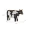 Homeroots Set of Four Black and White Farm Animal Polyresin Tabletop Candleholders, 4PK 517644 - alternate 8
