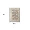 Homeroots 5' X 7' Gray and Orange Floral Stain Resistant Indoor Outdoor Area Rug 531493 - alternate 7