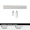 Amerock Composite 3-3/4 inch (96mm) Center-to-Center Polished Chrome Cabinet Pull, 10PK 10VMP3714126 - alternate 4